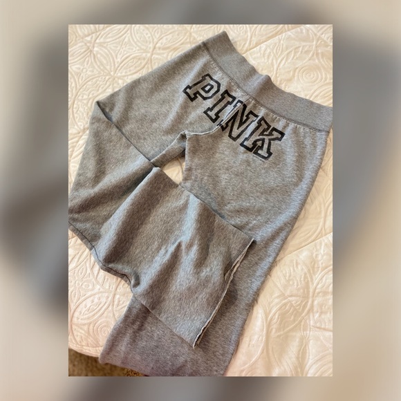PINK Victoria's Secret Pants - PINK Victoria’s Secret Grey Sweatpants